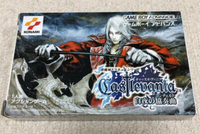 Akumajo Dracula Harmony Of Dissonance CastleVania Gameboy Advance GBA Used 2002 - Image 1 of 3