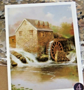 Thomas Kinkade Art - Blessing of Summer - 300 Piece Puzzle Bag - Complete & Nice - Picture 1 of 3