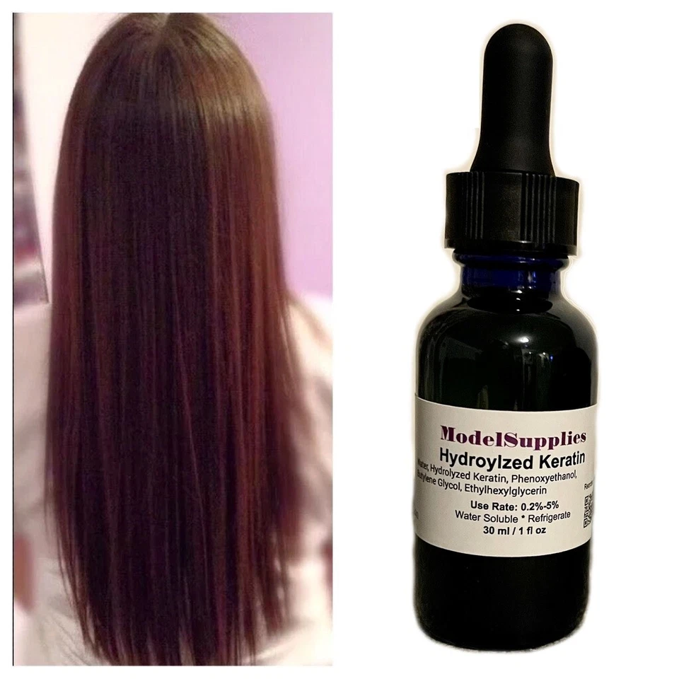 100% Keratin 30ml 1oz Keratina Pure Alpha Diy ingredient Healthy hair treatment - Image 1 of 4