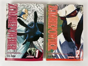 ZombiePowder Vol. 1 & 2 Trade Paperback Manga Book Lot Tite Kubo Shonen Jump - Imagen 1 de 16