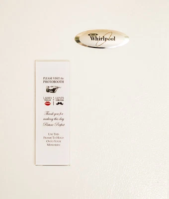 50 Acrylic magnet Photo Booth Frame 2x6 acrylic magnet picture frames w/ insert - Image 1 of 4