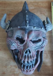 Bloody Viking Skull 1996 Halloween Mask Vintage Horror - Picture 1 of 8