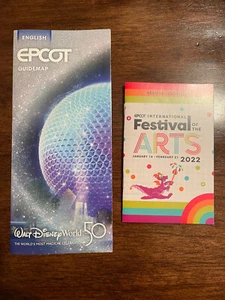 NEW WDW Disney EPCOT Festival of the Arts Passport Booklet 2022 & Guide Map - Picture 1 of 10