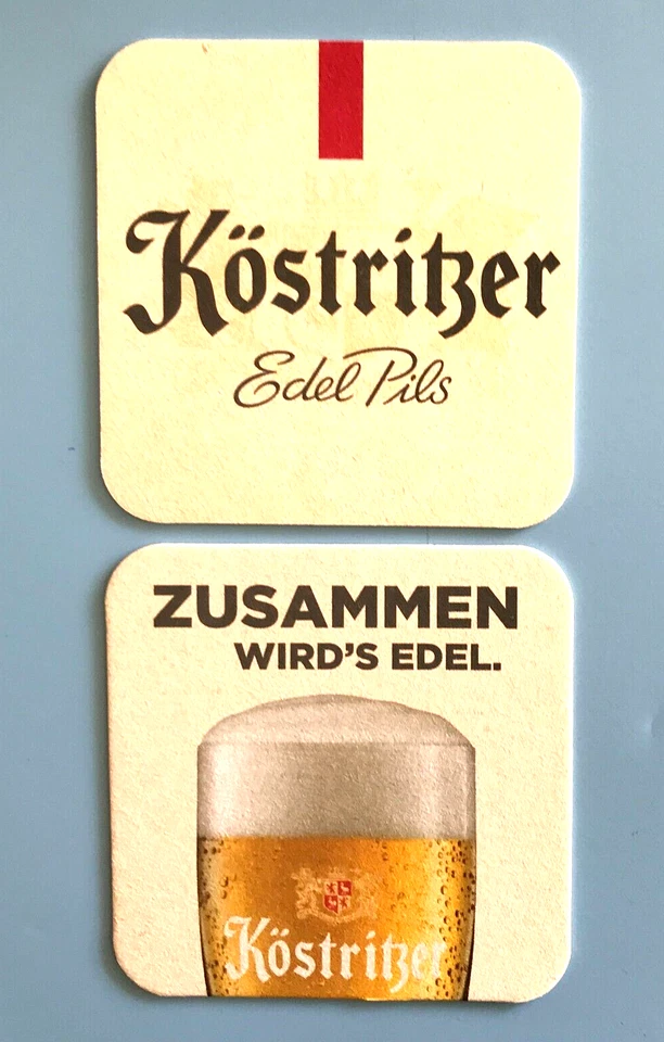 Bierdeckel -Coaster ,Schwarzbierbrauerei KÖSTRITZER,Bad Köstritz/Thüringen#4065# - Bild 1 von 1