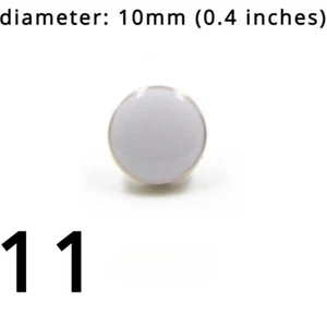 10X DIY Round Buttons Sewing Craft Material for Overcoat Jacket Costume Buttons  - Picture 1 of 22