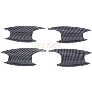 For Chevy Trax Accessory 2024 Carbon ABS Car Outside Door Bowl Protector Cover - Picture 1 of 2