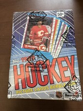 1989-90 Topps Hockey Unopened Wax Box BBCE Sealed Sakic Leetch RC Year