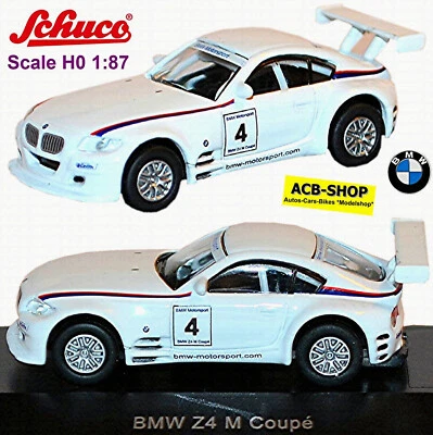 BMW Z4 M Coupè #4 BMW Motorismo 2010 E89 Bianco 1:87 Schuco 25482 - Immagine 1 di 4