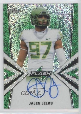 2019 Leaf Flash Green /20 Jalen Jelks #BA-JJ1 Rookie Auto RC - Image 1 of 2