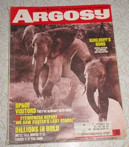Vtg Sept 1965 Argosy Men's Magazine: Kuhlhoffs Gun Guide, Aliens, Fasching, Deer - Picture 1 of 11