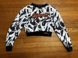 Le Tigre Long Sleeve Tiger Crop Top Sweatshirt (Medium) - Picture 1 of 12