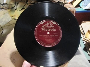 1910 Enrico CARUSO Tenor high B flat OTELLO Ora e per sempre addio Victor 87071 - Picture 1 of 2