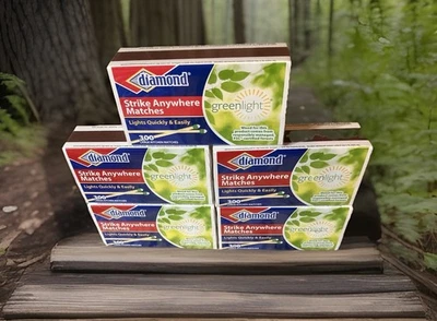 (5 boxes) Diamond Strike Anywhere Matches (300 per box/900 Total)  New Sealed - Image 1 of 4