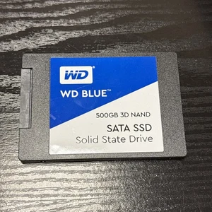 WD Blue 500GB 3D NAND 2,5" SATA SSD Solid State Drive WDS500G2B0A getestet funktioniert - Bild 1 von 2