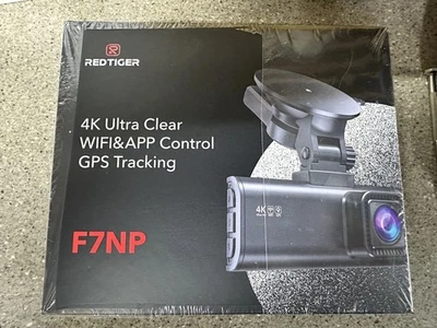 REDTIGER F7N-plusFront Rear 4K/2.5K Full HD Dash Camera Dash Cam New And Sealed  - Image 1 of 4