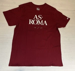 7655 NIKE AS ROMA 1927 CAMISETA DE MANGA CORTA COTTON - Imagen 1 de 4