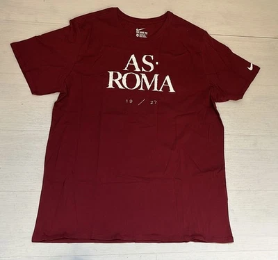 7655 NIKE AS ROMA 1927 CAMISETA DE MANGA CORTA COTTON - Imagen 1 de 4