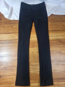 ALICE + OLIVIA Stacey Bendet Andrew black Skinny Ponte Trouser Pants sz 2 - Picture 1 of 4