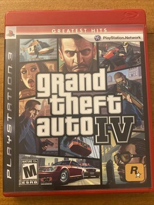 Grand Theft Auto IV GTA 4 PS3 PlayStation 3 Greatest Hits with Map! - Image 1 of 4