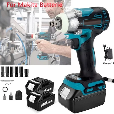 Für Makita Akku Schlagschrauber Akkuschrauber Ratschen Schrauber Brushless - Bild 1 von 4