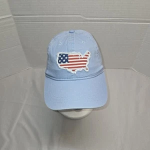 Sombrero Bandera Estados Unidos América Ajustable Snapback Nuevo sin Etiquetas Azul Denium Look - Imagen 1 de 6