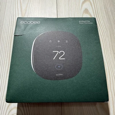 ecobee 3 lite Smart Thermostat - Black (EB-STATE3LT-02) Open Box - Image 1 of 4