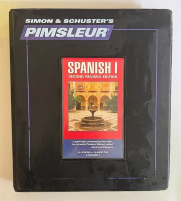 Spanish Language Learning Lot – Pimsleur Spanish I 16*-CD Set FREE SHIPPING! - Image 1 of 4