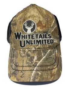 Whitetails Unlimited Como and Mesh Hat Realtree by Outdoor Cap - Picture 1 of 7