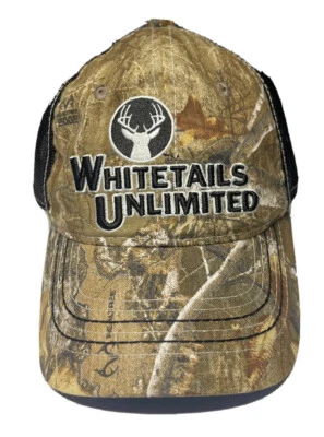 Whitetails Unlimited Como and Mesh Hat Realtree by Outdoor Cap - Image 1 of 4