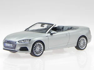 Audi A5 Cabrio 2017 florett silber Modellauto 5331 Spark 1:43 - Bild 1 von 4
