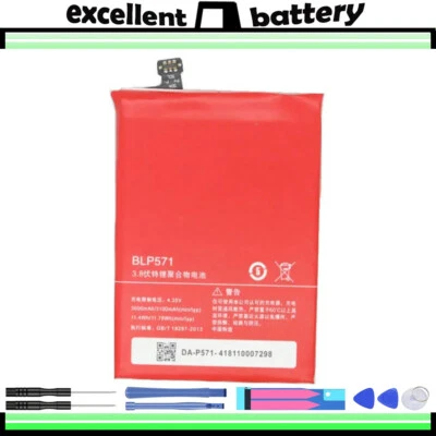 Batería de repuesto BLP571 3100mAh para ONEPLUS ONE 1+ A0001 Foto 1 de 4