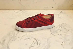 New! Burberry 'Albridge' Check Low Top Sneaker Womens 9.5 US 39.5 Eur. MSRP $620 - Picture 1 of 12