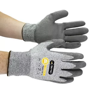 SKYTEC TONS TP3 REUSABLE THREE PU CUT RESISTANT 3 LATEX FREE WORK GLOVES S L XL - Picture 1 of 3