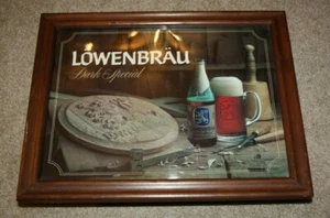 Working Vintage Lowenbrau Beer Special Dark Illuminated Wall Sign - Picture 1 of 5
