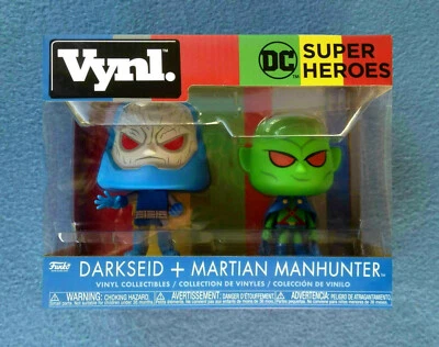 VYNL FUNKO DARKSEID Y MARTIAN MANHUNTER FIGURAS DE 4 PULGADAS DC COMICS SUPER HÉROES Foto 1 de 2