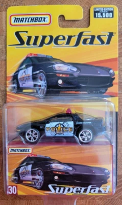 Matchbox ~ Superfast ~ 1993 Camaro Z-28 ~ Police Car ~ #30 - Image 1 of 4