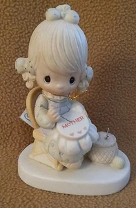 Precious Moments Figurine 1979 "MOTHER SEW DEAR" #E-3106 - Picture 1 of 8