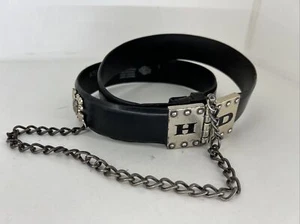 Harley Davidson Leather Belt Small 37" - Picture 1 of 5