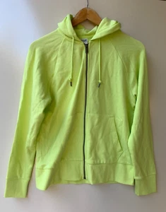BONDS Size M Womens NWT Originals Zip Hoodie Jumper Fluro Yellow - Picture 1 of 9