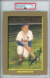 Enos Slaughter Autographed Perez Steele Great Moments Post Card (PSA) - Picture 1 of 1