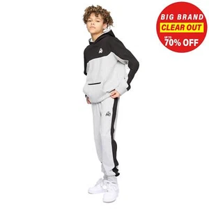 Kings Will Dream Techy Kids Boys Casual Comfort Fashion Taped Tracksuit Grey - Picture 1 of 5