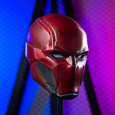 Jason Todd Arkham Knight Red Hood Helmet Cosplay Replica Halloween Props Toy  - Image 1 of 4