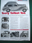 Talbot Ten 1945 Marstons Wolverhampton weißes Metall Review Artikel Brooklin