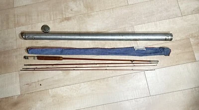 Подлинное бамбуковое удилище Heddon No 10 (9 футов 2/2») со стальным корпусом - Изображение 1 из 4