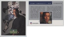 1992 Pro Line Portraits National Convention Stamp Throwbacks Tony Dorsett HOF