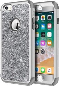 iPhone 6 Case, iPhone 6S Case, Bling Glitter Sparkle, Full-Body Defender 