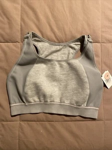La Leche League Women’s Nursing Sports Bra Gray And Pink Medium - Picture 1 of 7