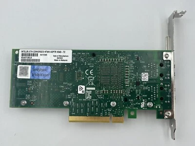 Origina Brand New X540-T2 Network Card Adapter PCIe 2.1 x8 2-port 10G Ethernet - Image 1 of 4