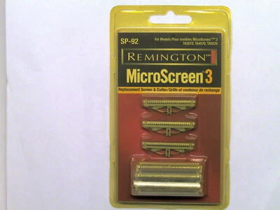 Nuevo Remington SP-92 MicroScreen 3 Pantalla de repuesto + Cortador TA3070 TA4570 TA5570 Foto 1 de 2