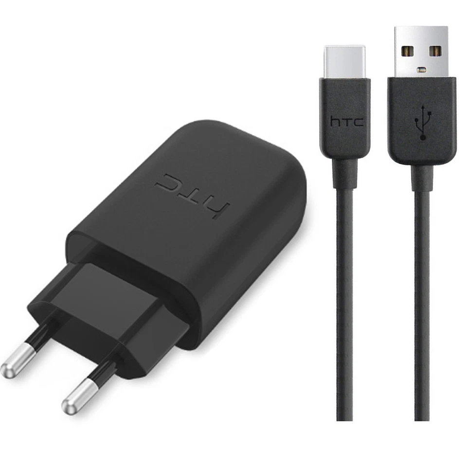 Original HTC Schnelladegerät Netzteil Ladekabel Datenkabel USB-C/ P500/ DCM-700 - Bild 1 von 3